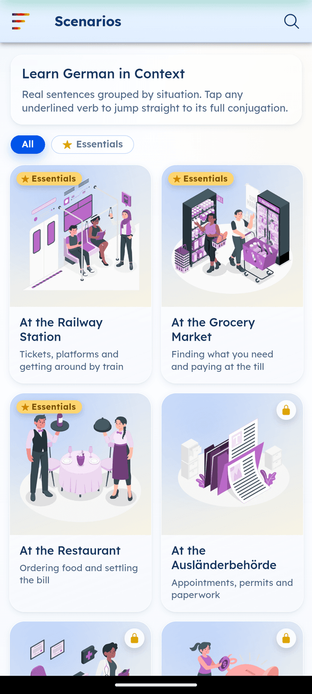 Scenarios overview