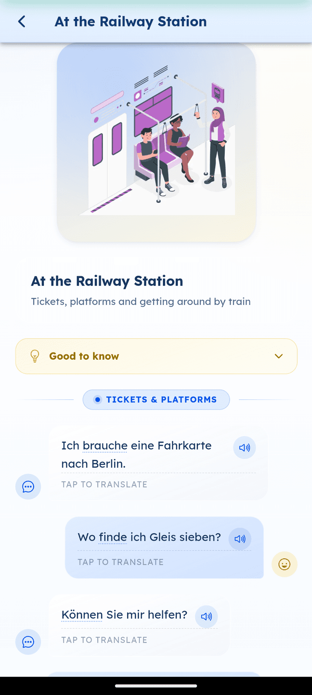 Railway station scenario